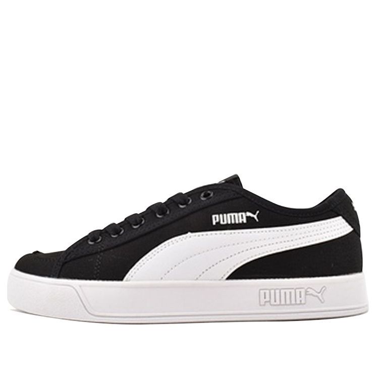 PUMA Smash v2 Vulc CV 'Black White' 365968-01