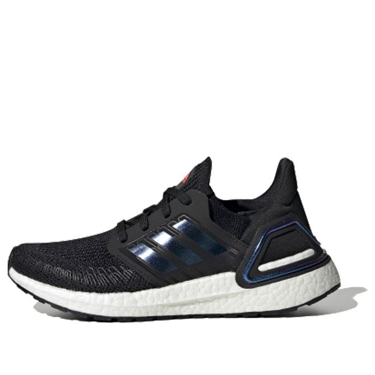 (GS) adidas UltraBoost 20 J 'Black Violet Metallic' EG4861