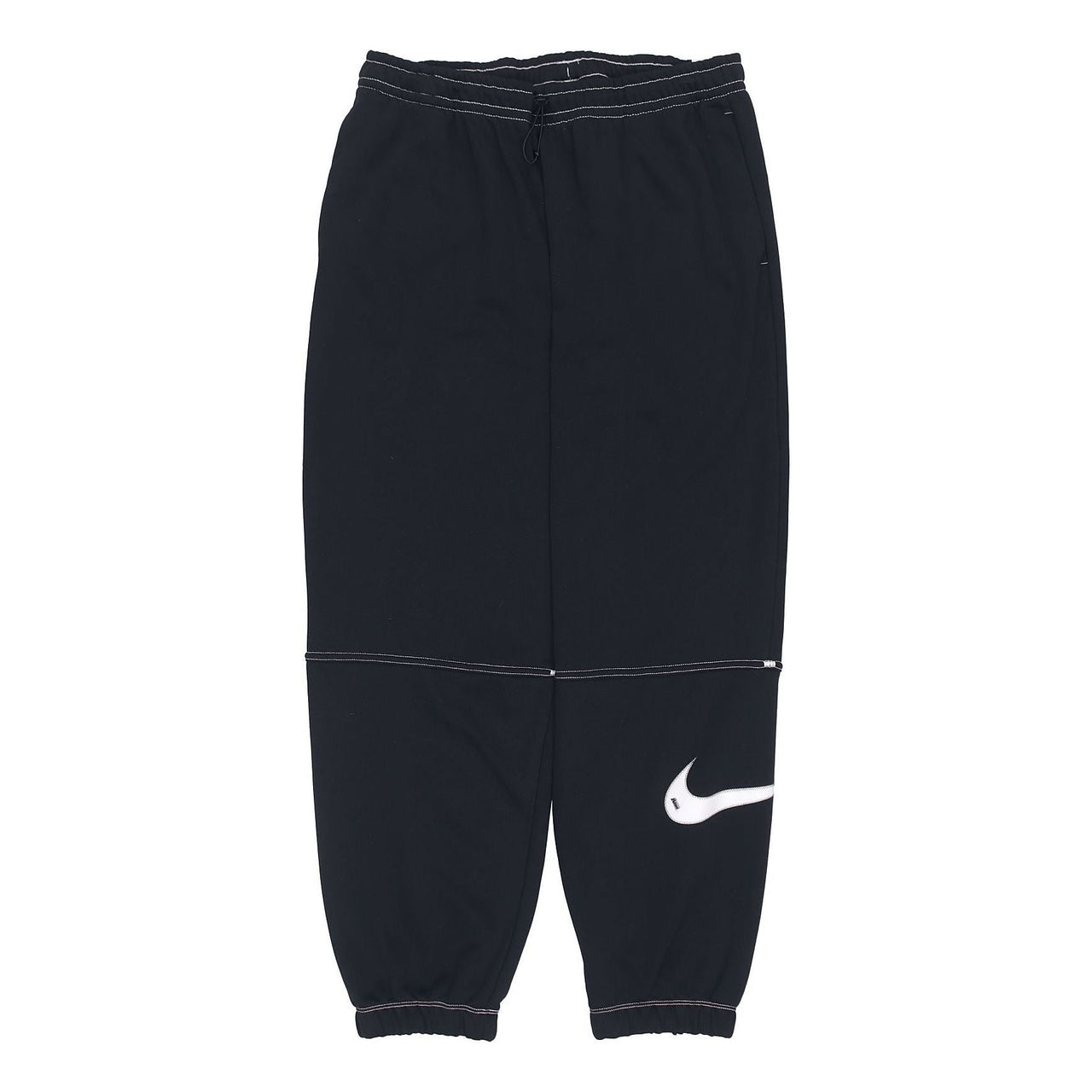 (WMNS) Nike Logo Knit Bundle Feet Sports Pants/Trousers/Joggers Autumn Black DM6206-010