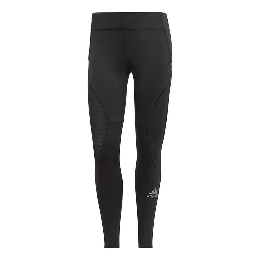 (WMNS) adidas Fast Running Primeblue Sports Training Running High Waist Elastic Fitness Pants For Black GH6850