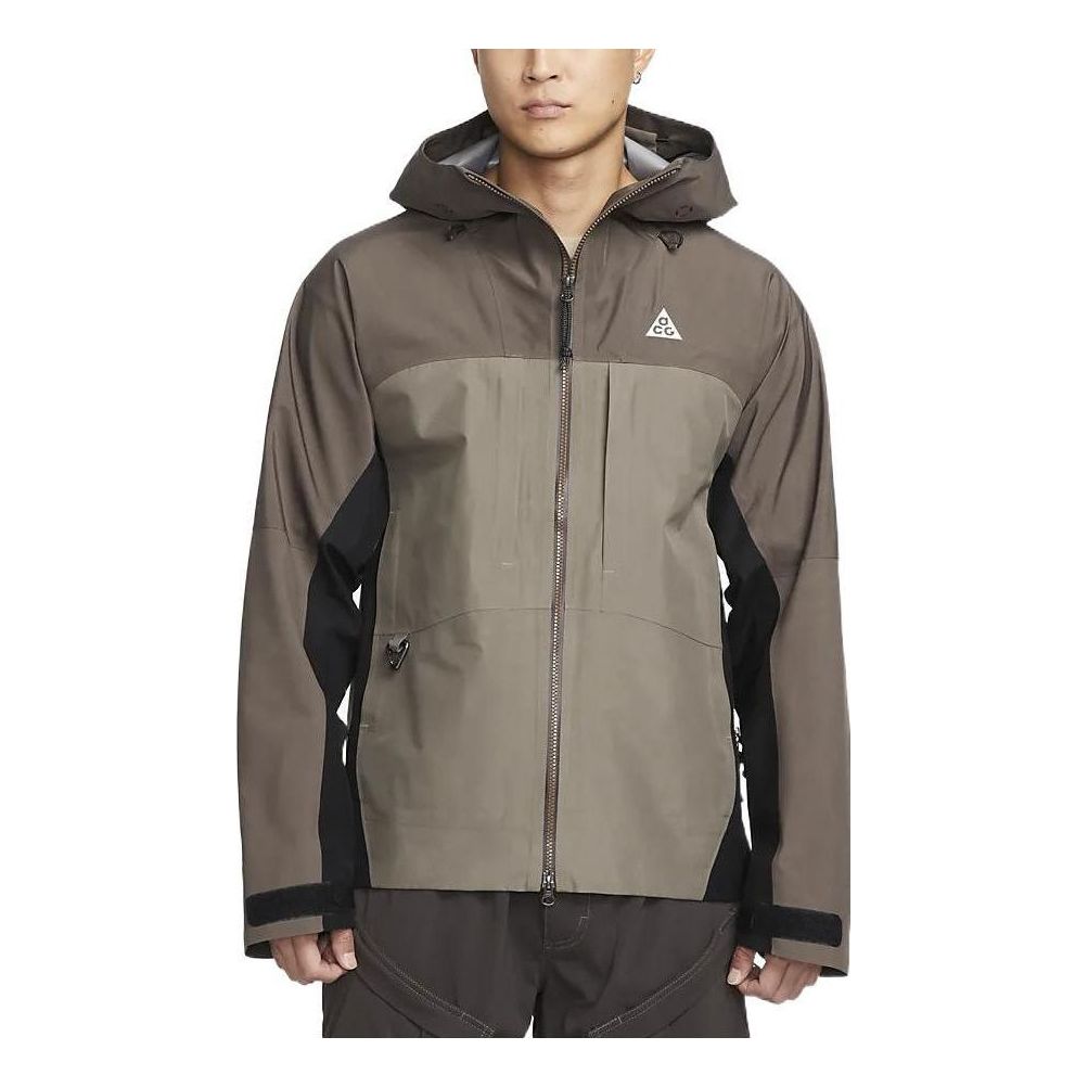 Nike ACG hooded zipped jacket 'Brown Grey' DQ5772-004