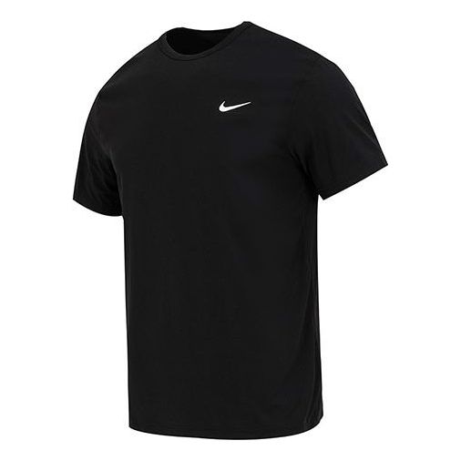 Nike Dri-FIT UV Hyverse Short Sleeve Fitness Top 'Black' DV9840-010