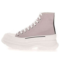 Alexander McQueen Canvas Tread Slick High Top Sneakers 'Grey White' 604254W4MV21331