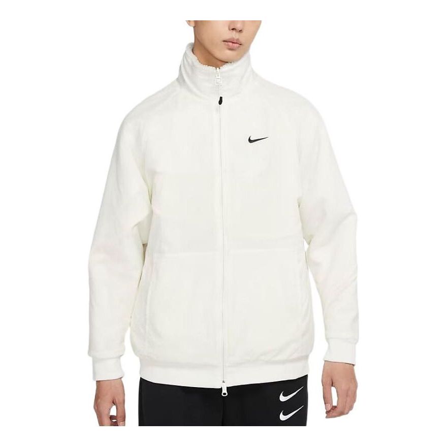 Nike Swoosh 2-way fleece jacket 'White' FB1910-133