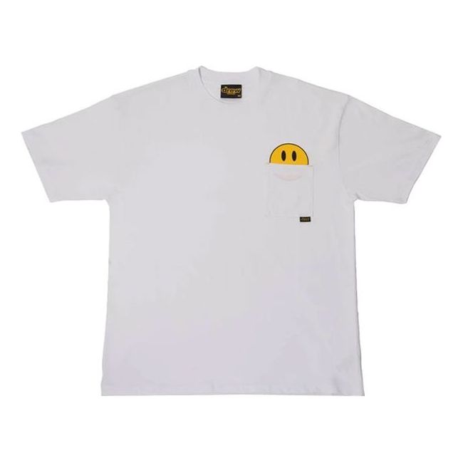 Drew House Mini Mascot Pocket T-shirt 'White' DR-SS21-133