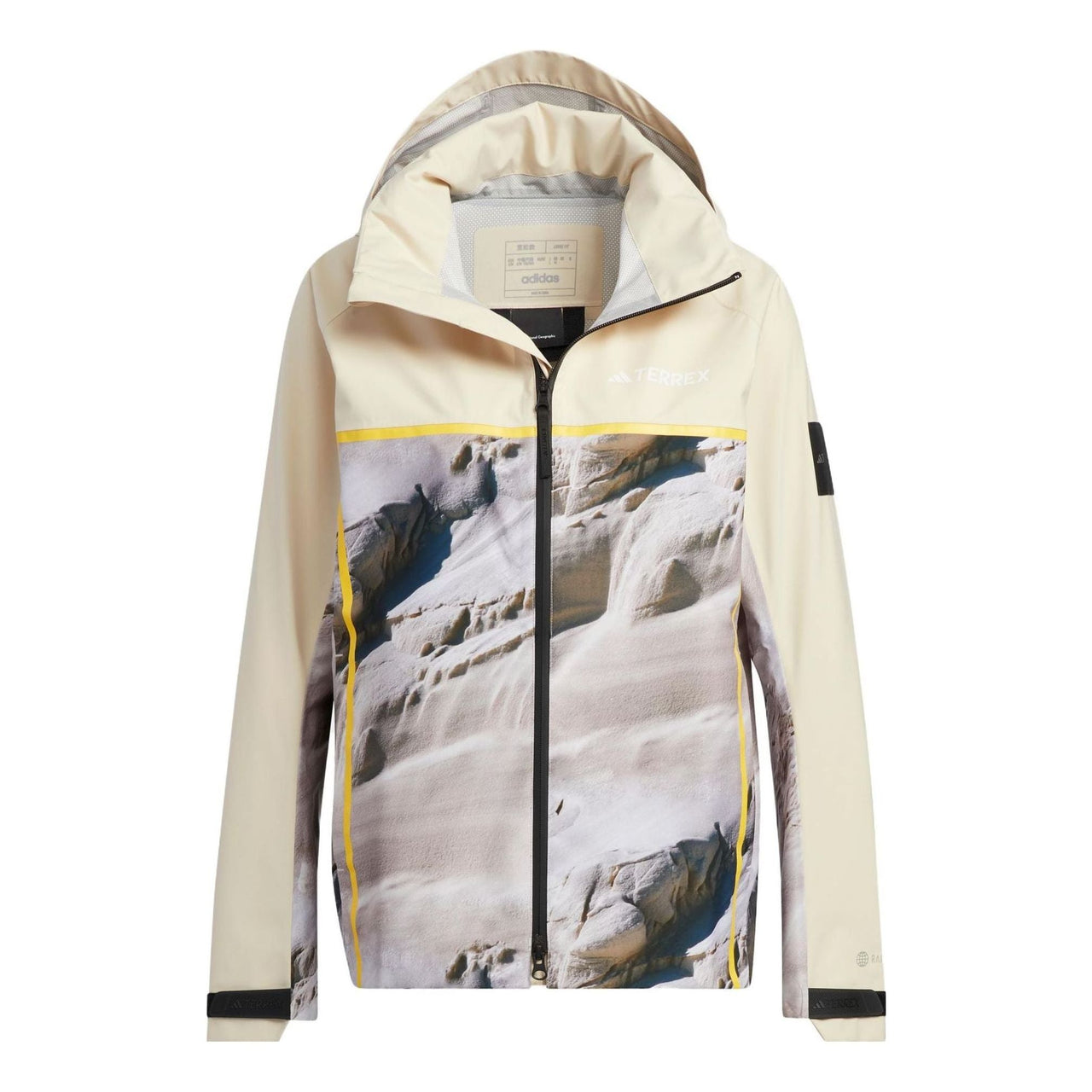 (WMNS) adidas National Geographic RAIN.RDY Jacket 'Beige' IC1992