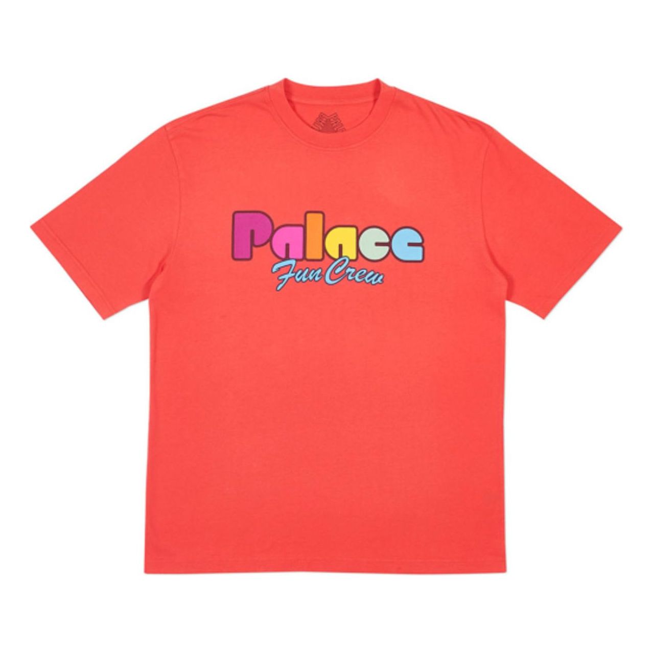 PALACE Fun Light Red Alphabet Printing Short Sleeve Unisex P18SS008