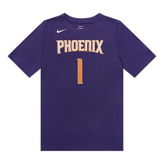 (PS) Nike NBA Phoenix Booker T-shirt 'Purple' 3Z2B7BCMW-SUNDB