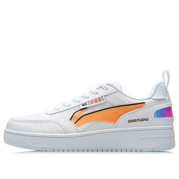 Li-Ning No.258 Classic Leisure Low 'White Orange' AGCR201-1