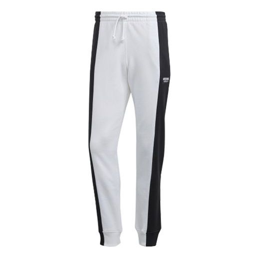 adidas D Sweatp Colorblock Casual Sports Pants White FM2294