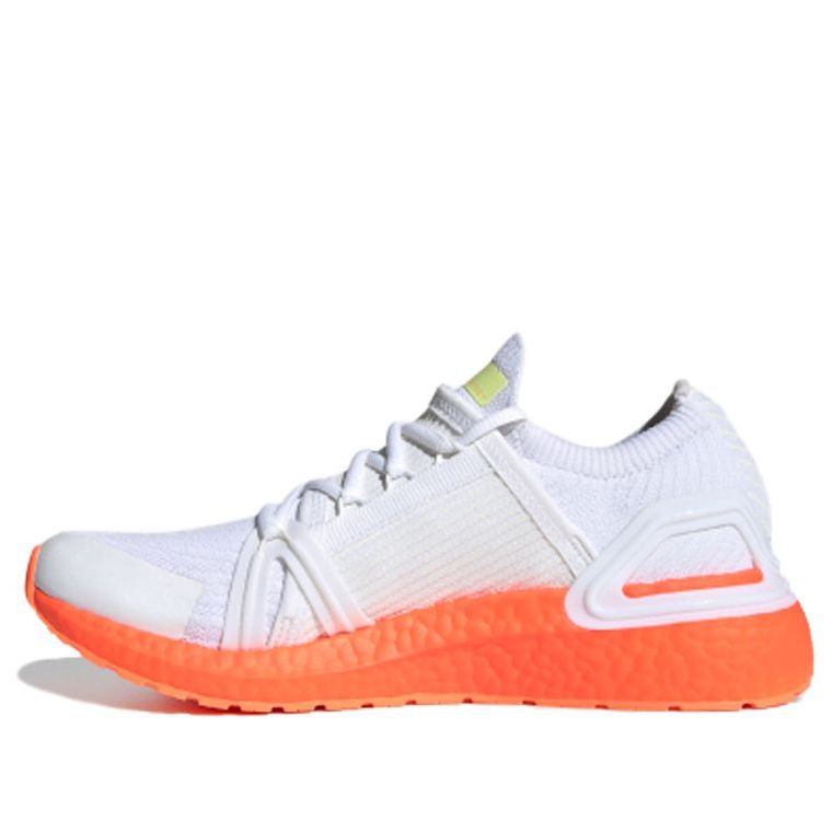 (WMNS) adidas Stella McCartney x UltraBoost 20 'White Solar Orange' FU8983