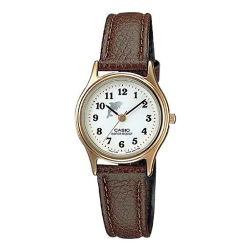 Casio Retro Fashion Business Analog Watch 'Brown Gold White' LQ-398GL-7B4LJH