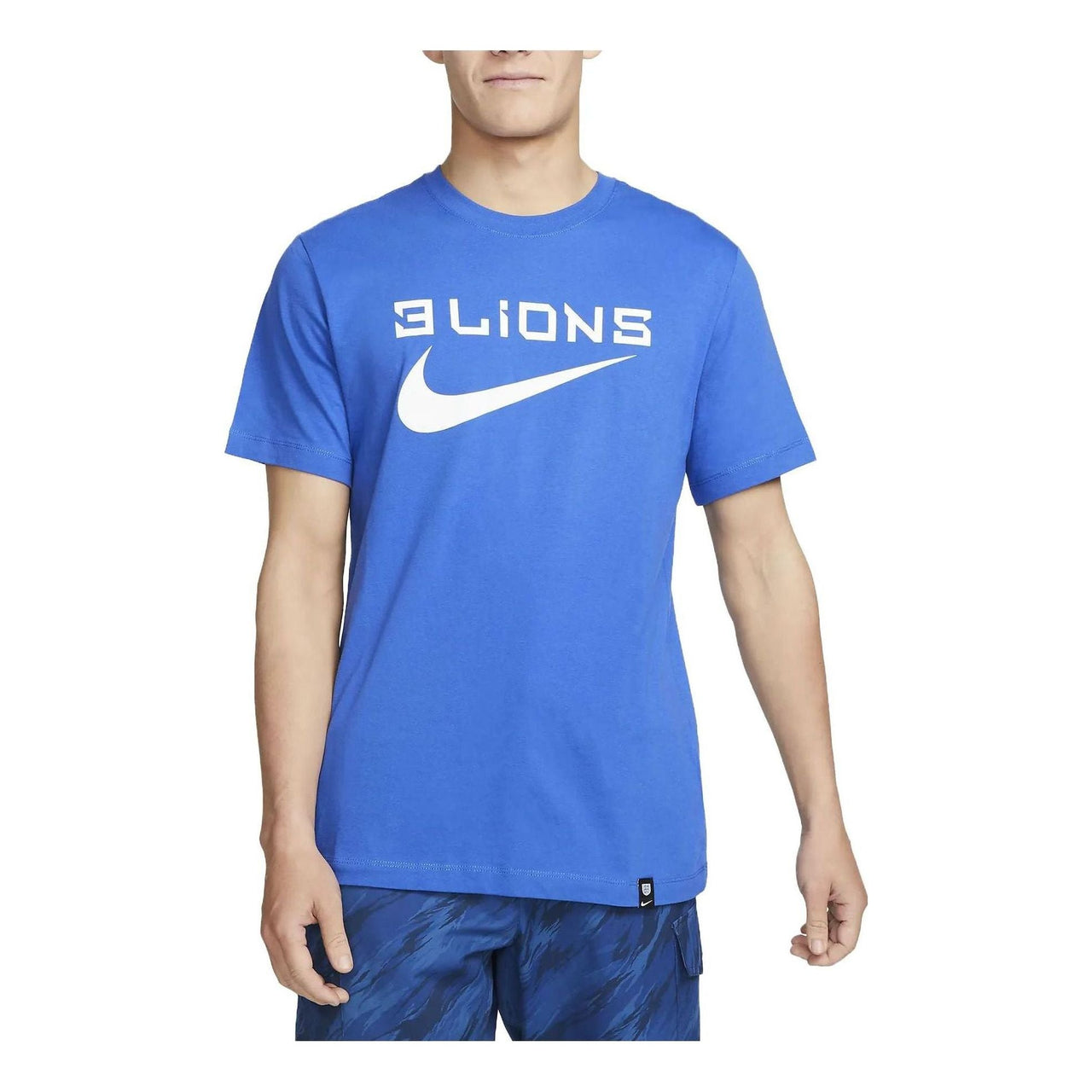 Nike England National Football Team 3 Lions T-Shirt 'Navy' DH7625-480