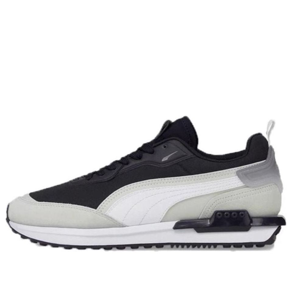 PUMA City Rider Gradient Lace Up 'Black Grey' 383703-03