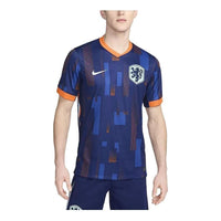 Nike Netherlands 24/25 Stadium Away Replica Soccer Jersey 'Blue Orange' FJ1260-492