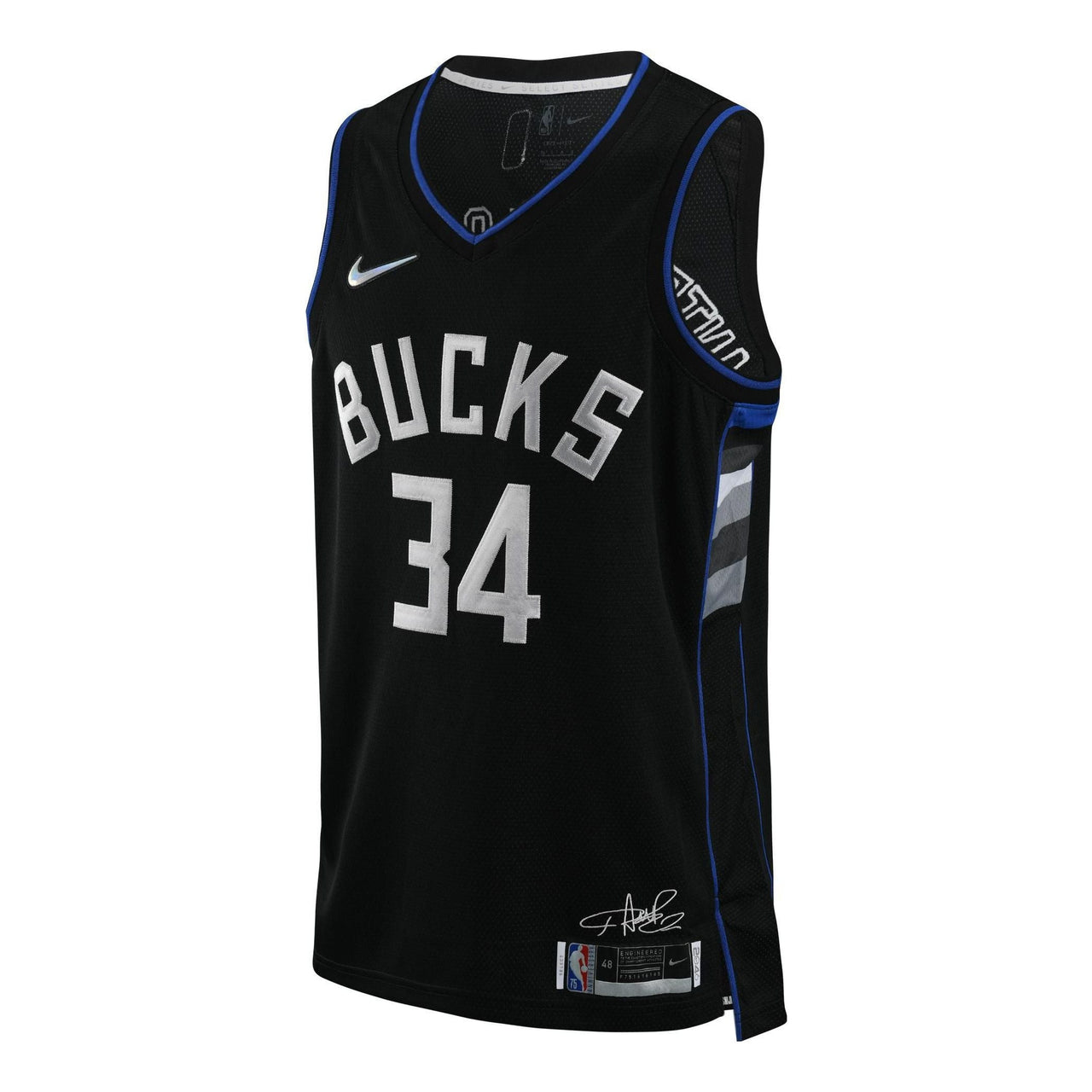 Nike x NBA Milwaukee Bucks Icon Edition Jerseys 'Giannis Antetokounmpo 34' DH8058-010