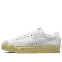 (WMNS) Nike Blazer Low Platform 'White Lemon Wash' DJ0292-109