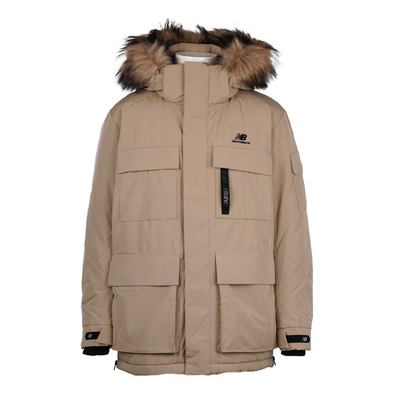 New Balance Warm Long Down Jacket 'Brown' NPA46021-BEI