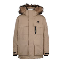 New Balance Warm Long Down Jacket 'Brown' NPA46021-BEI