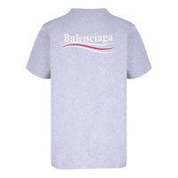 Balenciaga Political Campaign T-Shirt Large Fit 'Grey' 620967TKVJ11379