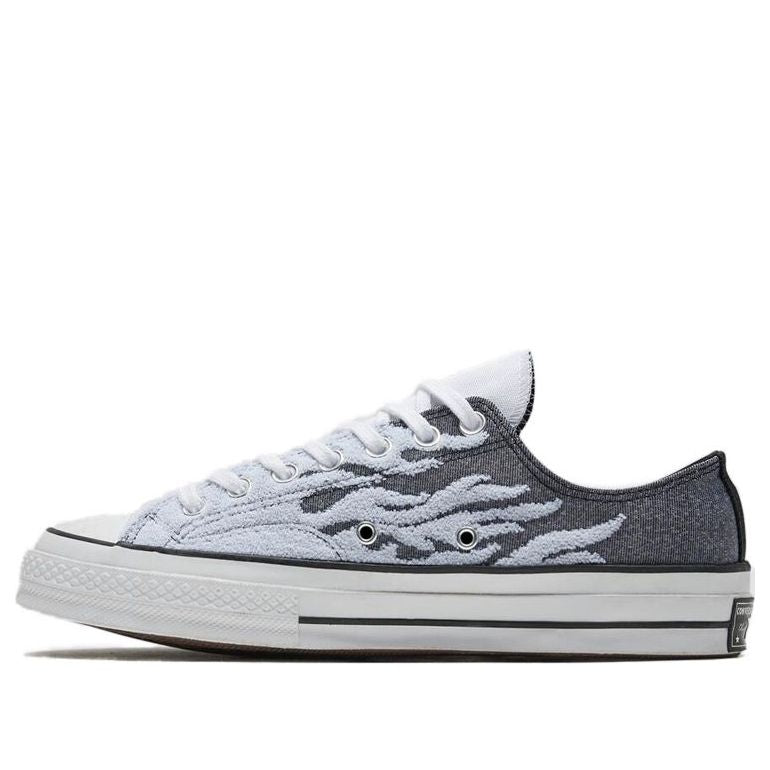 Converse Archive Flames Chuck 1970s Low Top 'Black Grey' 166713C