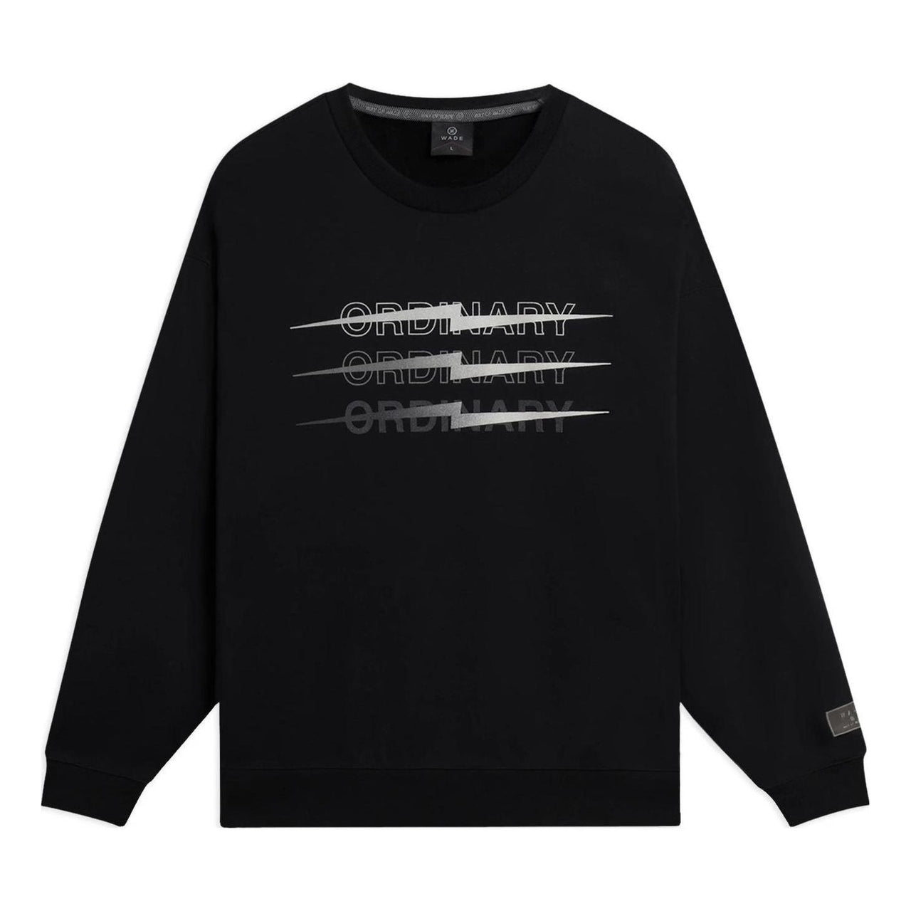Li-Ning Way Of Wade Thunder Graphic Sweatshirt 'Black' AWDSC57-1