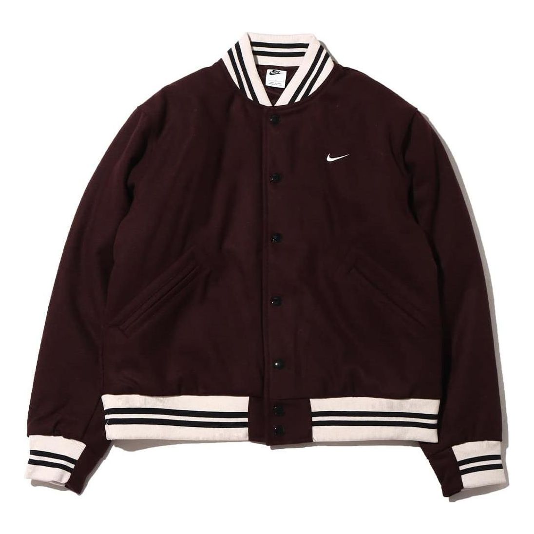 Nike Sportswear Authentics Varsity Jacket 'Black' DQ5011-203