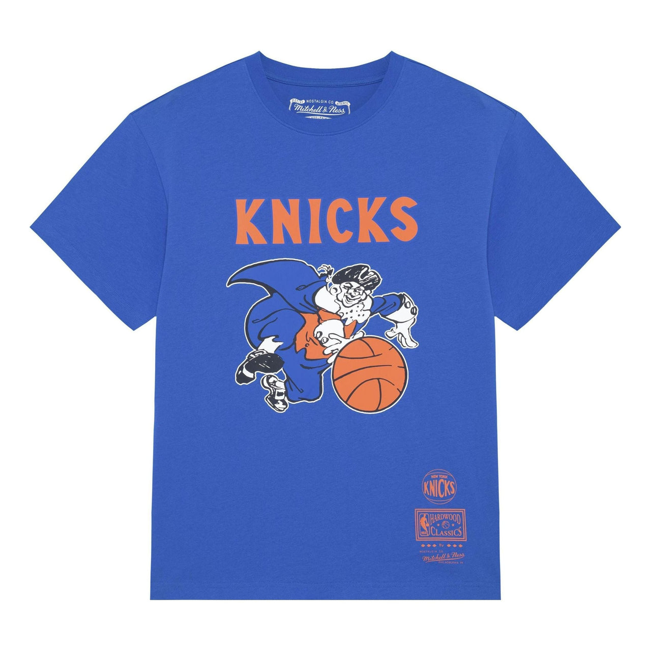 Mitchell & Ness x NBA New York Knicks Basic Logo T-shirt 'Blue' MNJYSST230161-ROYAL