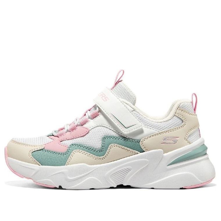 (GS) Skechers Bob's Bobs Bamina Shoes 'Beige White Pink' 319007L-WLPK