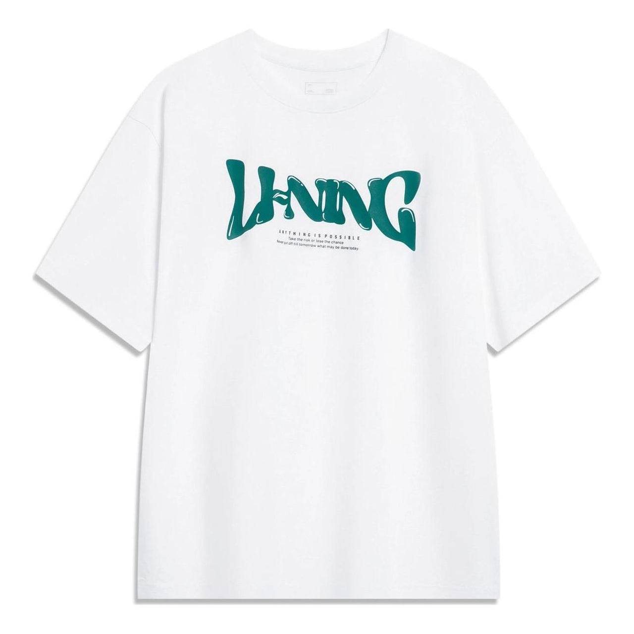 Li-Ning Anything Is Possible Graphic T-shirt 'White' AHST761-2