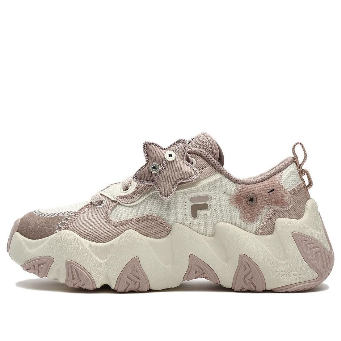 (WMNS) FILA FUSION STARFISH-CVS Sneakers 'Pink White' T12W341304FLG
