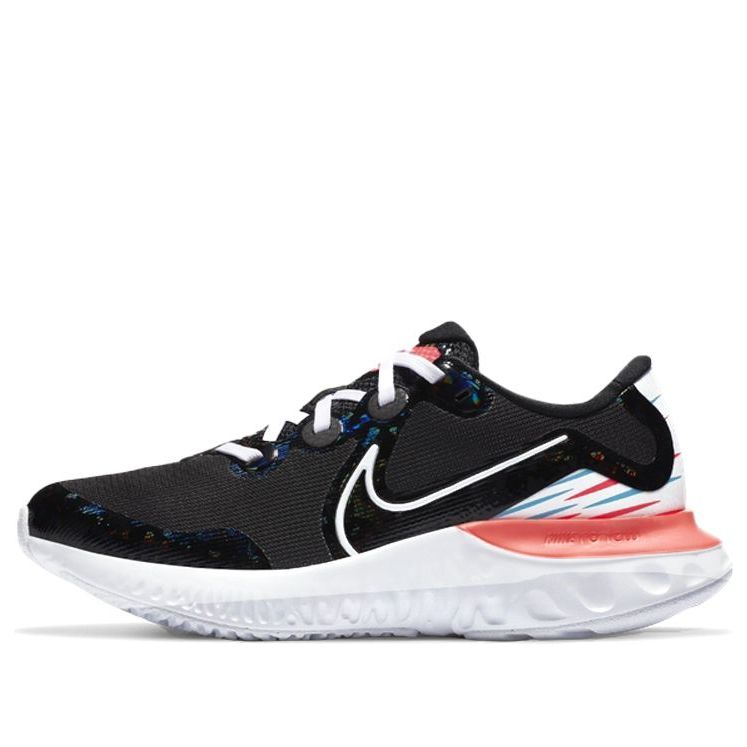 (GS) Nike Renew Run Light 'Black White Pink' CV8990-023