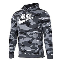 Men's Nike Fleece Lined Sports Stay Warm Hooded Casual Gray AR2868-065