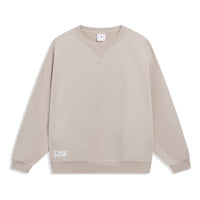 Li-Ning Lifestyle Cotton Crew Neck Sweatshirt 'Light Brown' AWDT073-2