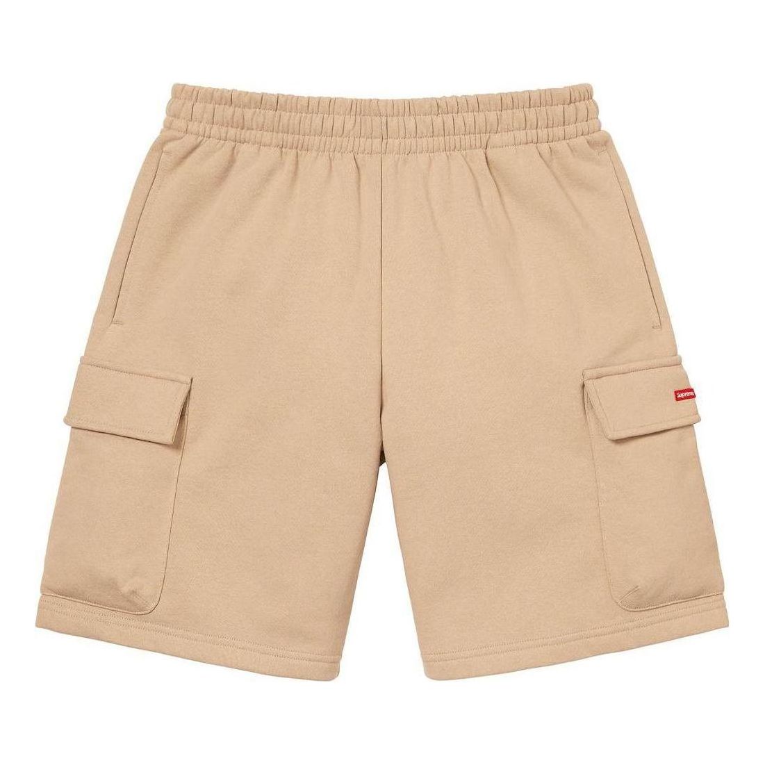 Supreme Small Box Baggy Cargo Sweatshorts 'Beige' SUP-SS23-153