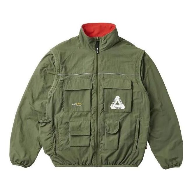 Palace FW22 Cordura Rs Zip Off Jacket 'Olivegreen' P23JK119