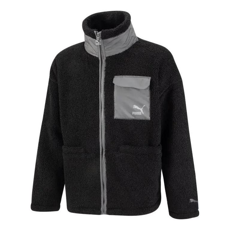 PUMA Patch Pocket Sherpa Jacket 'Black' 539570-01