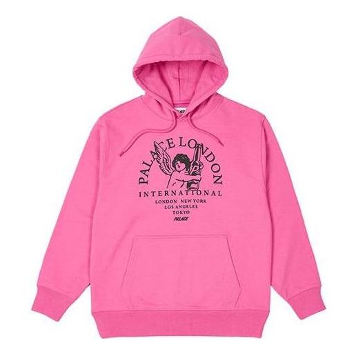Palace International Hood 'Shock Pink' P25CS013