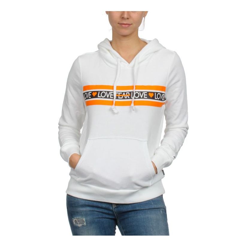 (WMNS) Converse Casual Sports Hoodie White 10017330-A01