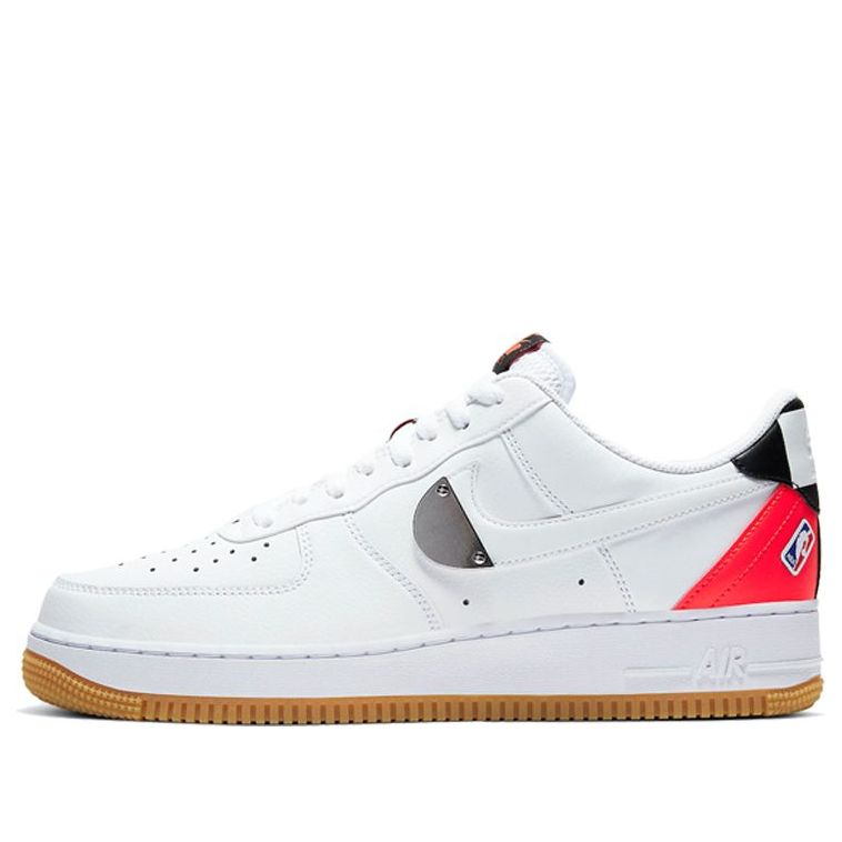 Nike x NBA Air Force 1 '07 LV8 'White Bright Crimson' CT2298-101