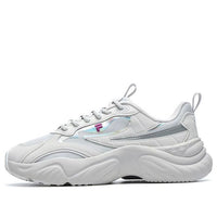 (WMNS) FILA FUSION Conch Sneakers 'White Grey' T12W217303FNS