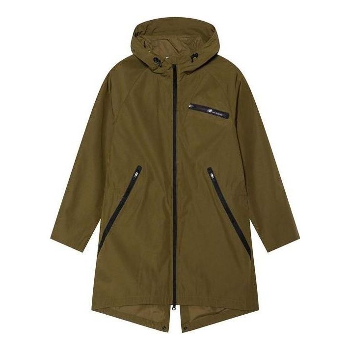 New Balance Outwear Long Jacket 'Olive Green' NA81R031-KH