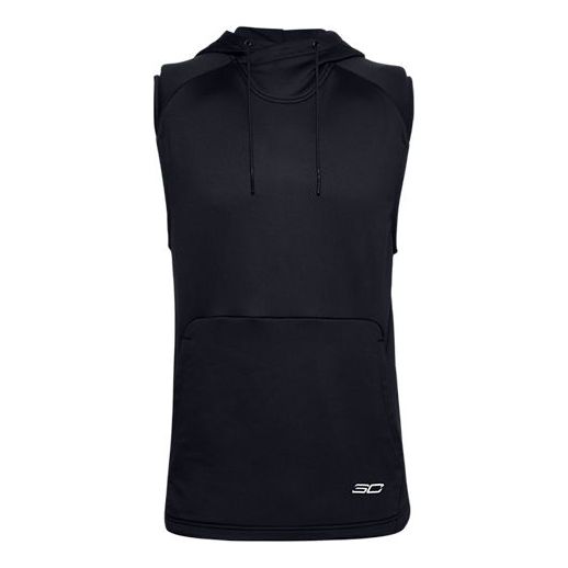 Under Armour Curry Sleeveless Hoodie 'Black' 1356995-001