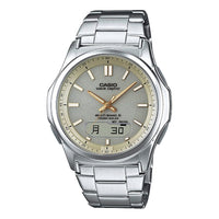 CASIO Wave Ceptor Series 50m Waterproof Solar Power Movement Silver Stainless Steel Strap WVA-M630D-9AJF