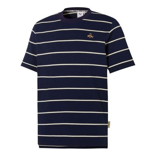 PUMA Unisex Dassler Legacy Stripe Round-neck Blue 532278-06