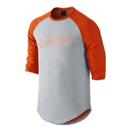 Air Jordan 3/4 Raglant-shirt 'Red/Grey' 724504-013