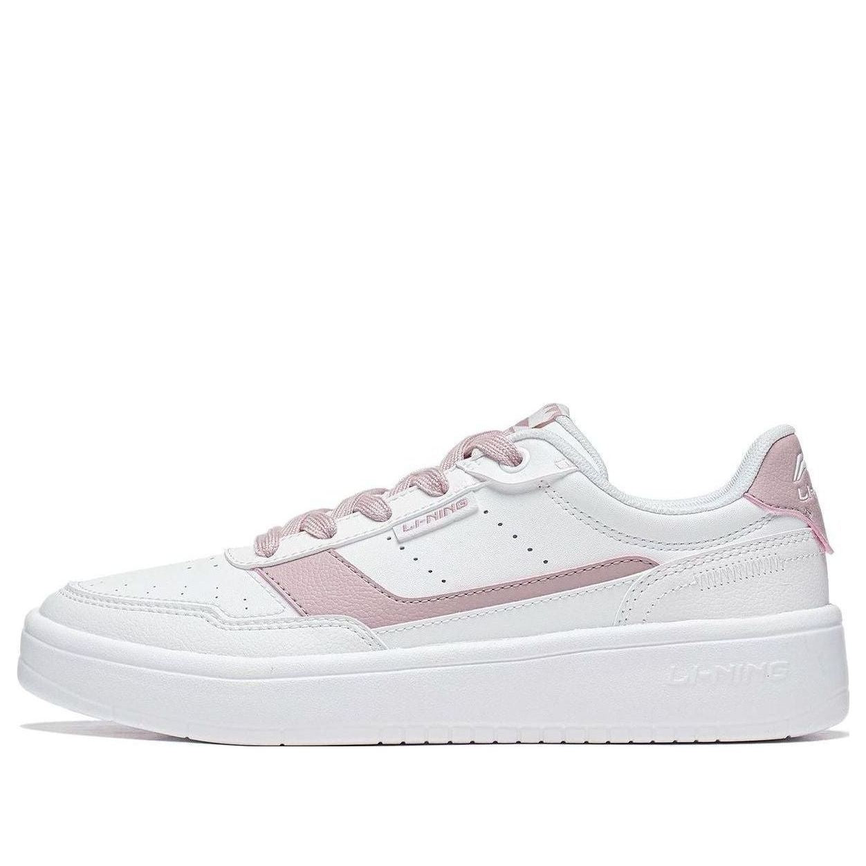 (WMNS) Li-Ning Qingyi Skate Shoes 'White Pink' AGCT402-3