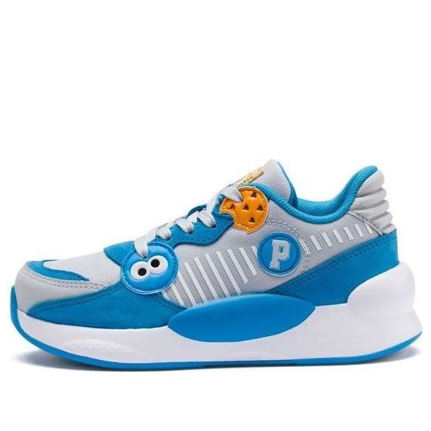 (PS) Sesame Street x PUMA 50 Rs 9.8 Running Shoes Blue/Gray 370763-01
