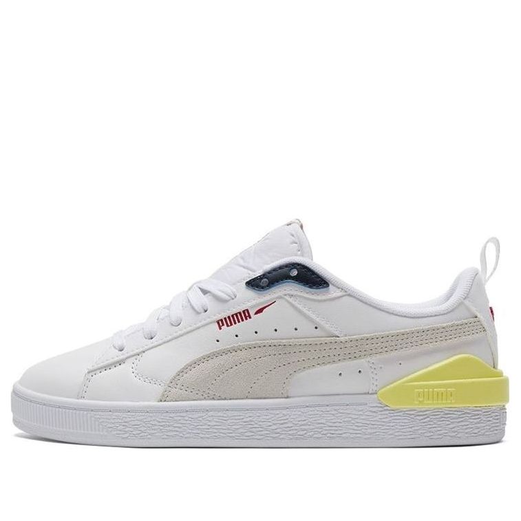 PUMA Suede Bloc 'White Yellow Pear' 380705-01