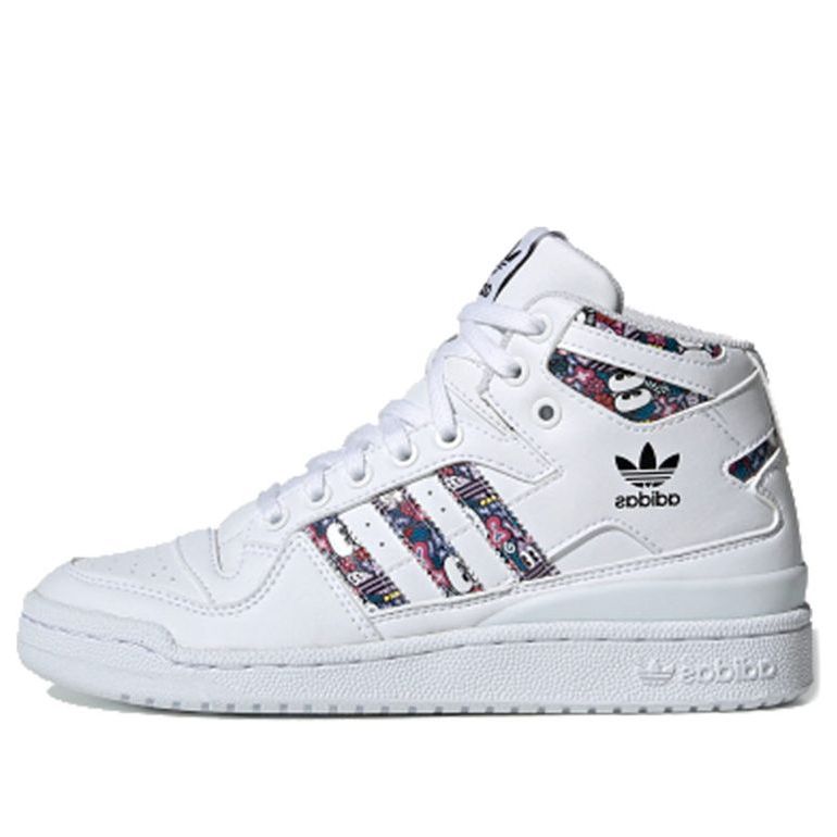 (WMNS) adidas originals FORUM MID 'White Red Purple' FV4532